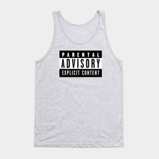 PARENTAL ADVISORY EXPLICIT CONTENT Tank Top